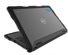 Gumdrop DropTech Dell Chromebook 3110 2-in-1 case - Designed for: Dell 3110 Chromebook (2-in-1) Backwards compatible with Dell 3100 Chromebook (2-in-1 DT-DL3100CB2IN1-BLK_V3