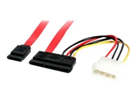 Startech 18" Sata Serial Ata Data And Power Combo Cable, Ltwanty SATA18POW
