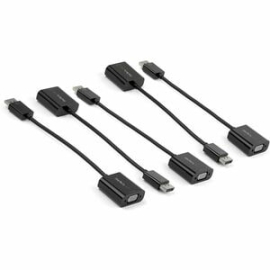 StarTech.com 5-Pack DisplayPort To VGA Adapter - DisplayPort 1.2 To VGA Monitor Active Adapter - DP To VGA Video Converter Dongle - M/F - Active DisplayPort 1.2 (HBR2) To VGA Monitor Adapter Supports 2048x1280/1920x1200/1080p @ 60Hz; Edid & Ddc Pass-thro