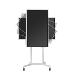 Atdec Tvc Tv/Av Cart With Rotation Up To 70" & 70kg - White AD-TVC-70R-W