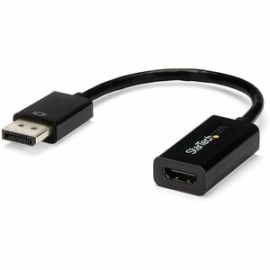 StarTech.com DisplayPort To Hdmi Adapter, 4K 30Hz Active DP To Hdmi Video Converter, Ultra Hd DP 1.2 To Hdmi 1.4 Monitor Adapter Dongle - 1 X 20-pin DisplayPort 1.2 Digital Audio/Video - Male - 1 X 19-pin Hdmi 1.4 Digital Audio/Video - Female DP2HD4KS