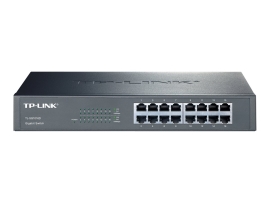Tp-Link 16-Port Unmanaged Gigabit Desktop/Rackmount Switch, Metal Case, 5YR TL-SG1016D