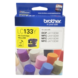 Brother Lc-133Y Yellow Ink-MFC-J6520DW/J6720DW/J6920DW And Dcp-J4110Dw/Mfc-J4410Dw/J4510Dw/J4710Dw And DCP-J152W/J172W/J552DW/J752DW/MFC-J245/etc. LC-133Y