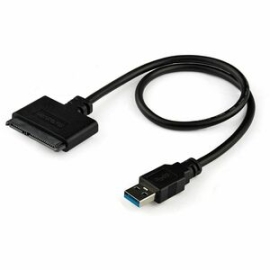 StarTech.com Sata To USB Cable USB 3.0 Uasp - 2.5 Sata SSD / Hdd - Hard Drive USB Adapter Cable - Hard Drive Transfer Cable - Quickly Access A Sata 2.5" SSD Or Hdd Through The Usb-a Port On A Laptop W/ This Sata To USB Cable - Hard Drive USB Adapter - Sa