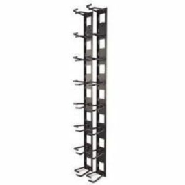 Vertical Cable Organizer. 8 Cable Rings. Zero U AR8442