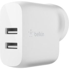 Belkin Boost↑Charge 24 W Ac Adapter - 1 Pack - For Smartphone, Tablet Pc, Power Bank, Mobile Device - 4.80 A - White WCB002AUWH