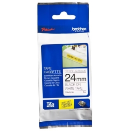 24MM Black On White Strong Adhesive Tze Tape TZE-S251
