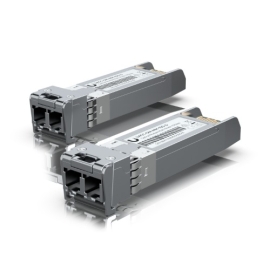 Ubiquiti UFiber 10Gbps Multi-Mode Optical Module, Sfp+, 2-Pack(2 Connectors ), Duplex Lc Connector, Connection Up To 300 M UACC-OM-MM-10G-D-2