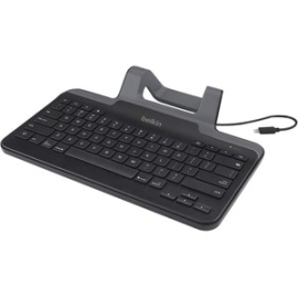 Belkin Keyboard - Cable Connectivity - English (Us) - Black - Multimedia Hot Key(s) - Tablet B2B130