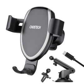 Choetech T536-S Fast Wireless Charging Car Mount Phone Holder ELECHOT536S