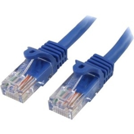 StarTech.com 5m Cat5e Patch Cable With Snagless RJ45 Connectors - Blue - 5 M Patch Cord - Make Fast Ethernet Connections With PoE Support - 5 Meter Cat 5e Cable - 15ft Ethernet Cable - Cat5e Patch Cord - Snagless Cat5e Cable - 5 M Blue Cat5e Snagless RJ4