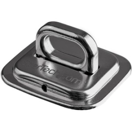 StarTech.com Laptop Cable Lock Anchor - Zinc Alloy - Computer Security Cable Anchor - Desk Mount Security Anchor Point - Screw-On Cable Lock Anchor - Zinc Alloy - 1 Each LTANCHOR