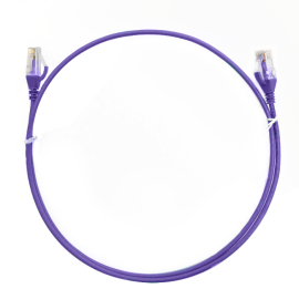 0.15m CAT6 Ultra Thin Lszh Ethernet Network Cable | Purple 004.004.4000