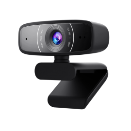 Asus C3 Webcam, FHD, Fixed Focus, 78 degree wide angle lens, Beamforcming (Dual Mic), USB 2.0, 1 Yr Warranty (Credit) 90YH0340-B2UA00
