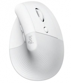 Logitech Lift Vertical Ergonomic Mouse -  Off White/Pale Grey 910-006480(LIFT)