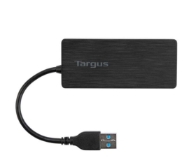 Targus 4 Port Smart USB 3.0 Hub Self-Powered With 10 Times Faster Transfer Speed Than USB 2.0 ACH124US