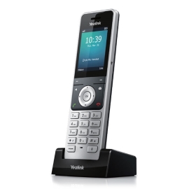 Yealink W56H Cordless Dect Ip Phone Handset, Wireless, Hd Audio Quality, Quick USB Charging, High-end Id Design, Microsoft Sip Gateway,Teams W56H