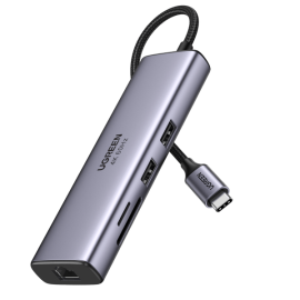 Ugreen 60515 Usb-c To HDMI/Ethernet Adapter With Card Reader ACBUGN60515