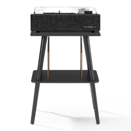 Victrola Eastwood Ii Turntable - Black + Turntable Stand Bundle - Black VTR-74-BLK-ST