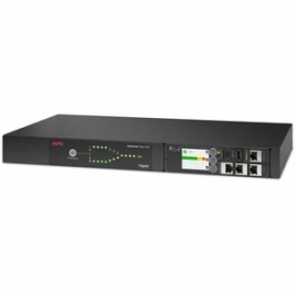 APC Netshelter Rack Automatic Transfer Switch, 1U, 16A, 230V, 2 IEC309 In, 1 IEC309 Out, 50/60Hz AP4422