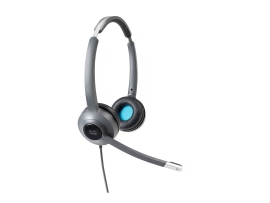 Cisco - Headset 522 Wired Dual 3.5mm + Usba Headset Adapter CP-HS-W-522-USB=