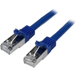 StarTech.com 2m Cat6 Patch Cable - Shielded (Sftp) Snagless Gigabit Network Patch Cable - Blue - Deliver High-performance Gigabit Network Connections, Free Of Noise & Emi/Rfi Interference - Cat6 Cable - 2m Cat6 Patch Cable - Blue Cat 6 Patch Lead - Blue