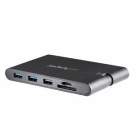 StarTech.com USB Type C Docking Station For Notebook - 85 W - Black - 5 X USB Ports - 3 X USB 3.0 - USB Type-C - Network (Rj-45) - HDMI - VGA - Thunderbolt - Wired - Windows 7, Windows 8, Windows 8.1, Windows 10, Windows 11, Mac Os X 10.11 El Capitan, Ma