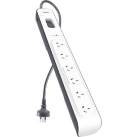 Belkin Surge Suppressor/Protector - 6 X Ac Power - 650 J - 2 M - External BSV603AU2M