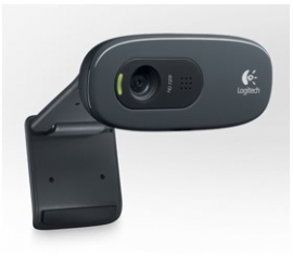 Logitech Webcam: C270 Hd 720p Video Calling, 3 Megapizel Snapshots, Built In Mic, Right Light Technology