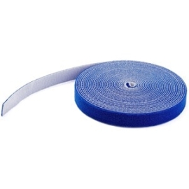 30.4 M Hook And Loop Roll - Cut-to-Size Reusable Cable Ties - Bulk Industrial Wire Fastener Tape /Adjustable Fabric Wraps Blue / Resuable Self Gripping Cable Management Straps (HKLP100BL) HKLP100BL