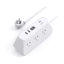 Chosen Brother 6-outlet Powerboard With 2 Usb-c 2 Usb-a, 350J Surge Protection, 1.5M Extension POWCB622D