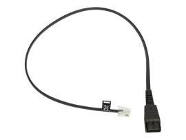 Jabra Qd To RJ9 Straight Bottom Cord For Link 180, 0.5M 8800-00-25