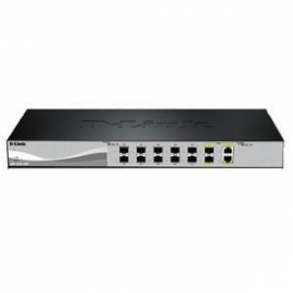 D-link 12-port 10 Gigabit Websmart Switch With 12 Sfp+ Ports And 2 10gbase-t (combo) Ports Dxs-1210-12sc