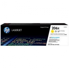 HP 206X High Yield Yellow Original LaserJet Toner Cartridge (W2112X)