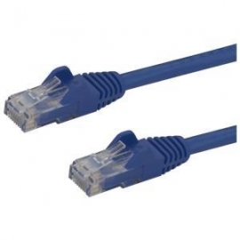 Startech Cable # Blue Cat6 Patch Cord 1.5 M Blue CAT 6 Gigabit Ethernet Wire -650MHz 100W PoE++ RJ45 UTP Category 6 Network/Patch Cord Snagless w/Strain Relief Fluke Tested UL/TIA Certified N6Patc150Cmbl