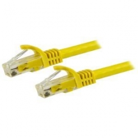 Startech Cable # Yellow Cat6 Patch Cord 1.5m CAT6 Ethernet Cable - Yellow CAT 6 Gigabit Ethernet Wire -650MHz 100W PoE++ RJ45 UTP Category 6 Network/Patch Cord Snagless w/Strain Relief Fluke Tested UL/TIA Certified N6Patc150Cmyl