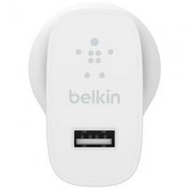 Belkin SINGLE PORT USB-A Wall Charger (12W) WCA002AUWH