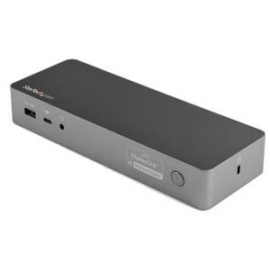 Startech USB-C & USB-A Dock - Hybrid Universal Laptop Docking Station with 100W Power Delivery (DK30C2DPEP)