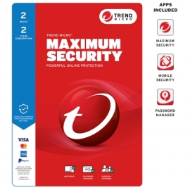 Trend Micro Maximum Security - 2 Device - 1 Year Subscription - OEM (Must be Sold with Hardware) - For Mac, PC, Android & iOS