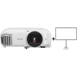 Epson EH-TW5700 FULL HD HOME THEATRE PROJECTOR WITH SMART MEDIA PLAYER INCLUDED AND GET A BONUS 80 PORTABLE TRIPOD SCREEN TW5700+ELPSC21B