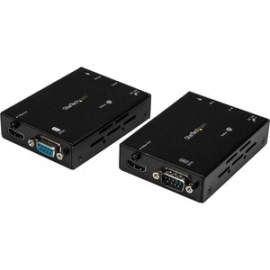StarTech.com Video Extender Transmitter/Receiver - Wired - Taa Compliant - 1 Input Device - 1 Output Device - 100 M Range - 2 X Network (Rj-45) - 1 X HDMI In - 1 X HDMI Out - 3840 X 2160 Video Resolution - 4K - Twisted Pair - Category 6 - Rack-mountable,