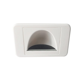 Bullnose Reverse Wall Plate: White 016.000.1002