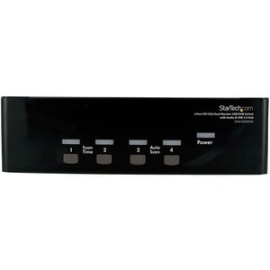 4 Port Dvi VGA Dual Monitor Kvm Switch USB With Audio And USB 2.0 Hub (SV431DDVDUA) SV431DDVDUA