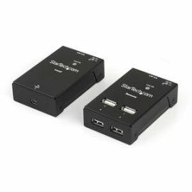 StarTech.com 4 Port USB 2.0-Over-Cat5-or-Cat6 Extender - Up To 130ft (40m)~ - 4 X USB - 50.29 M Extended Range - Steel USB2004EXTV