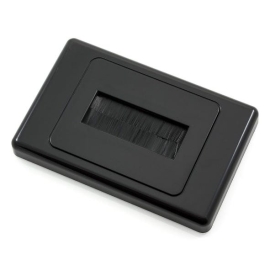 Brush Wall Plate - Black 016.000.1011