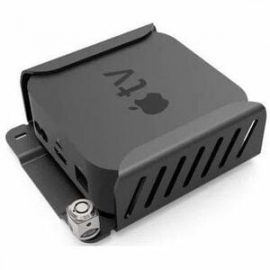 Apple Tv Security Mount (4th, 4k 1-2nd Gen) (2018-2021) Black - 75 X 75 - Vesa Mount Compatible - Aluminium ATVEN35
