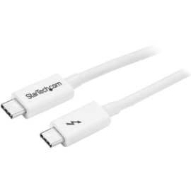 StarTech.com 3.3ft (1m) Thunderbolt 3 Cable, 20Gbps, 100W Pd, 4K Video, Thunderbolt-Certified, Compatible W/ TB4/USB 3.2/DisplayPort - 3.3ft (1m) Passive Thunderbolt 3 Cable - Delivers Consistent 20 Gbps Performance - Compatible With TB4, USB4/USB-C - 4K