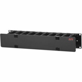 Horizontal Cable Manager. 2U X 4IN Deep. Single-Sided With Cover AR8600A