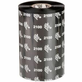 Wax Ribbon, 110mmx450m (4.33inx1476ft), 2100; High Performance, 25mm (1in) Core 02100BK11045