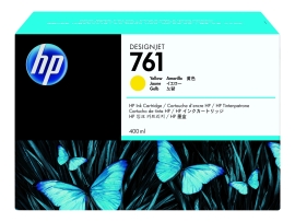 HP 761 400-Ml Yellow Designjet Ink Cartridge CM992A - T7100/T7200 CM992A